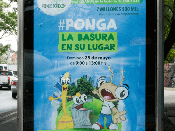 apa parabus publicidad en parabuses mexico limpio